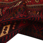 Deep Red Color Baluchi Carpet 6' 9" x 10' 4" - No. AL54738