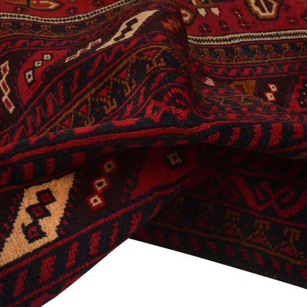 Deep Red Color Baluchi Carpet 6' 9" x 10' 4" - No. AL54738