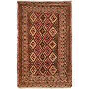 Handmade Nakhunak Kilim Rug 2' 10" x 4' 6" - No. AL99278