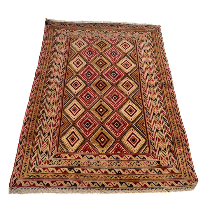Handmade Nakhunak Kilim Rug 2' 10" x 4' 6" - No. AL99278
