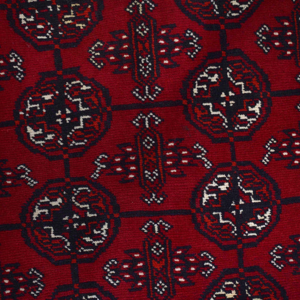 Hand Knotted Bokhara Carpet 4' 0" x 6' 4" - No. AL59241