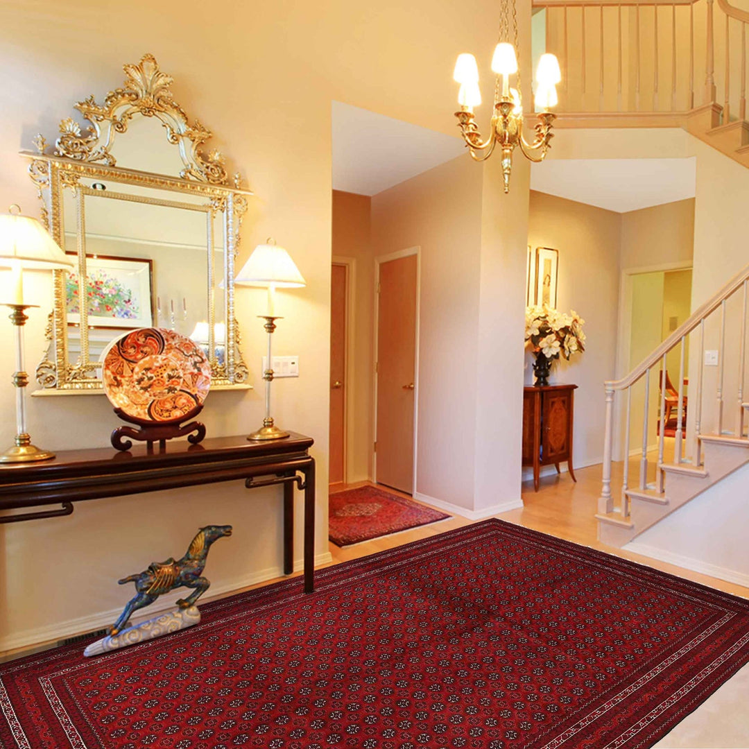 Handmade Khoja Roshnai Area Rug 6' 6" x 9' 6" - No. AL34091