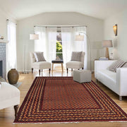 Hand Knotted Khoja Roshnai Carpet 6' 4" x 9' 7" - No. AL88465