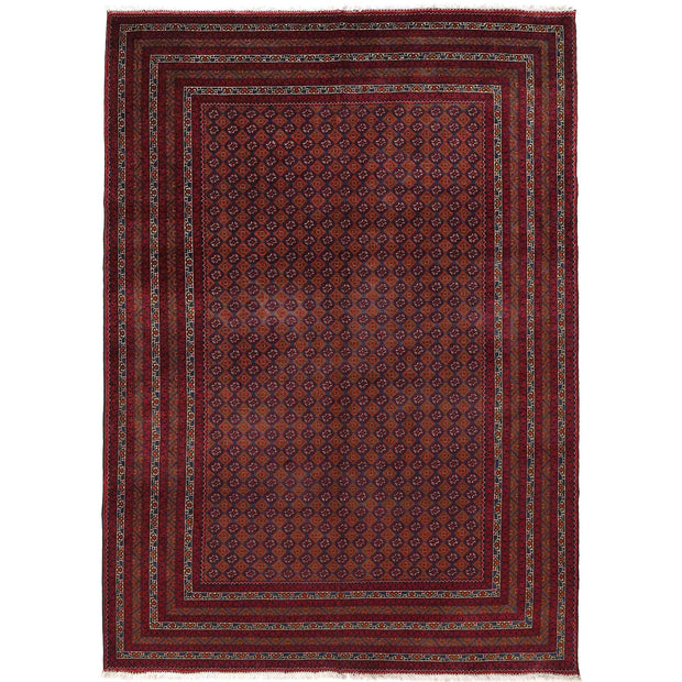 Oriental Handmade Khoja Roshnai Rug 6' 4" x 9' 5" - No. AL30881