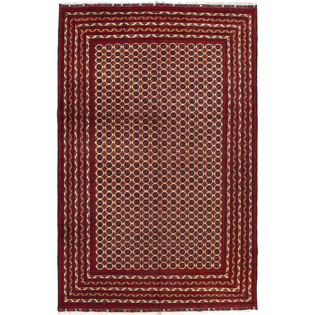 Beige Color Khoja Roshnai Area Rug 6' 5" x 9' 7" - No. AL82044