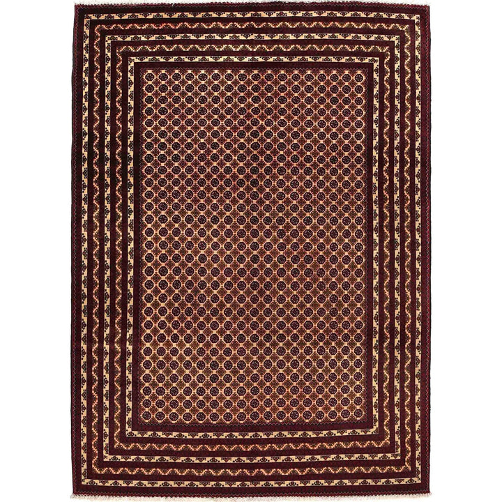 Beige Color Khoja Roshnai Area Rug 6' 5" x 9' 3" - No. AL10954