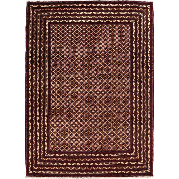 Beige Color Khoja Roshnai Area Rug 6' 5" x 9' 3" - No. AL10954