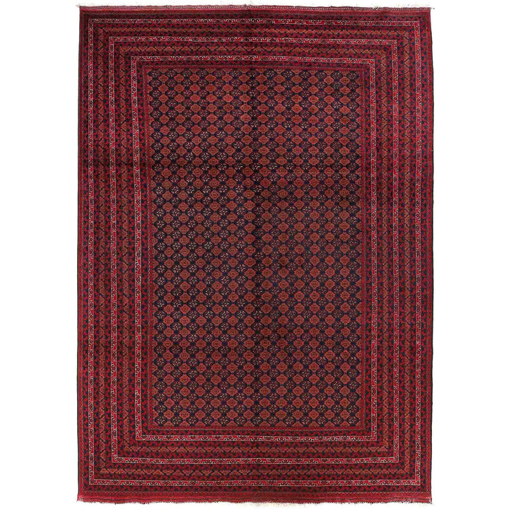 Oriental Handmade Khoja Roshnai Rug 6' 7" x 9' 7" - No. AL60985