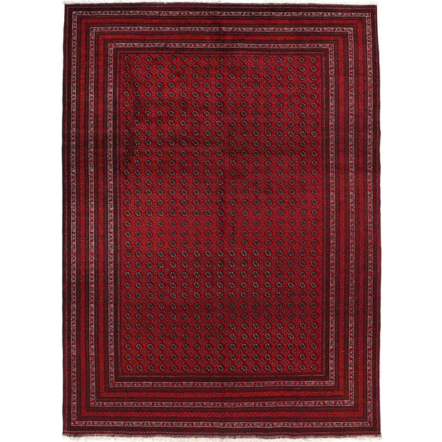 Oriental Handmade Khoja Roshnai Rug 6' 8" x 9' 5" - No. AL46416