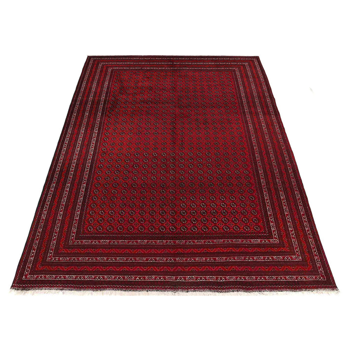 Oriental Handmade Khoja Roshnai Rug 6' 8" x 9' 5" - No. AL80573