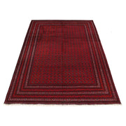Oriental Handmade Khoja Roshnai Rug 6' 8" x 9' 5" - No. AL46416
