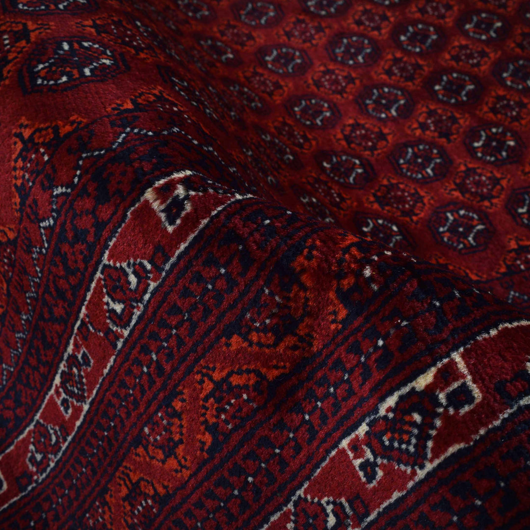 Oriental Handmade Khoja Roshnai Rug 6' 8" x 9' 5" - No. AL80573