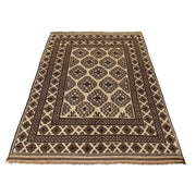 Hand Knotted White Area Rug 5' 10" x 8' 11" - No. AL22555