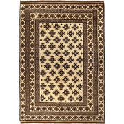 Handmade Natural Baluchi Rug 5' 11" x 8' 11" - No. AL26044