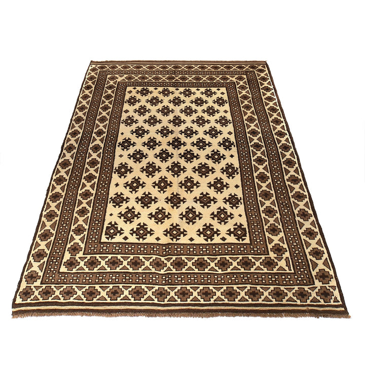 Handmade Natural Baluchi Rug 5' 11" x 8' 11" - No. AL26044