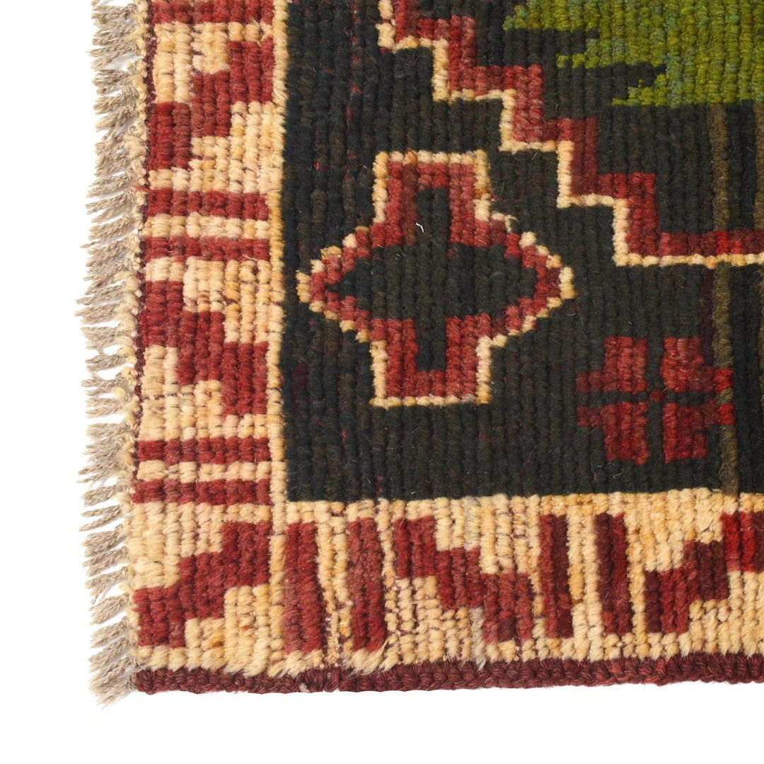 Afghan Baluchi Rug 2' 7" x 9' 5" Hand-Knotted | No. AL10179