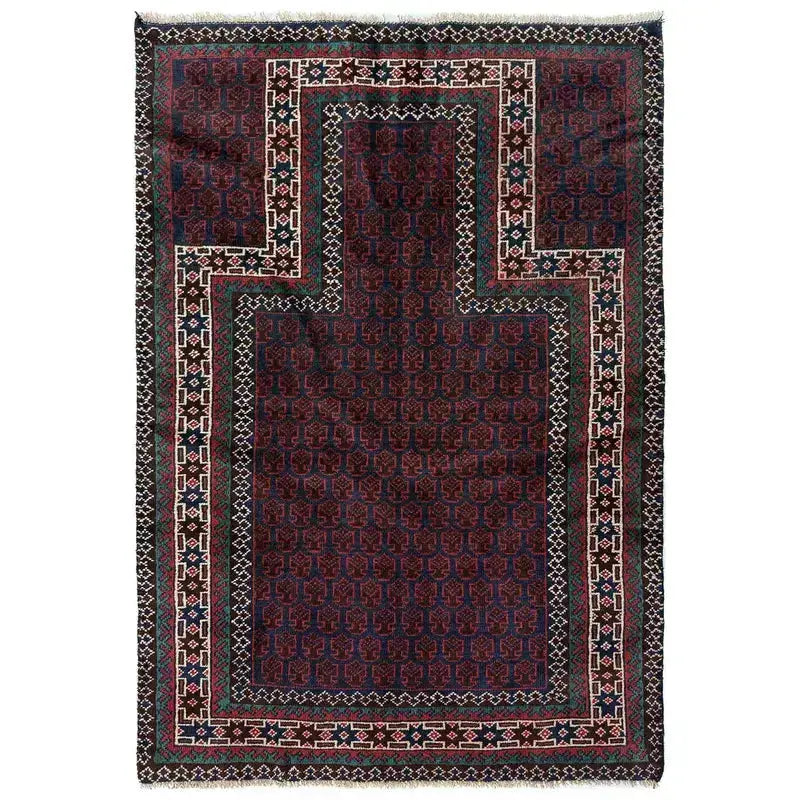 Small Prayer Carpet 2' 11" x 4' 9" - No. AL10278