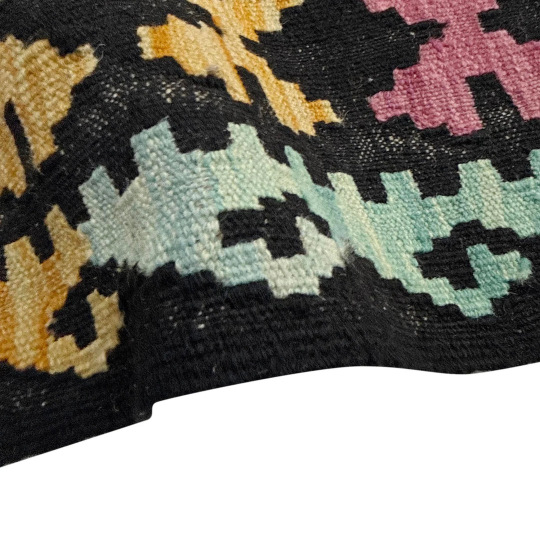 Afghan Vegetable Kilim Rug 6' 8" x 10' 0" Flat-Weave | No. AL103922