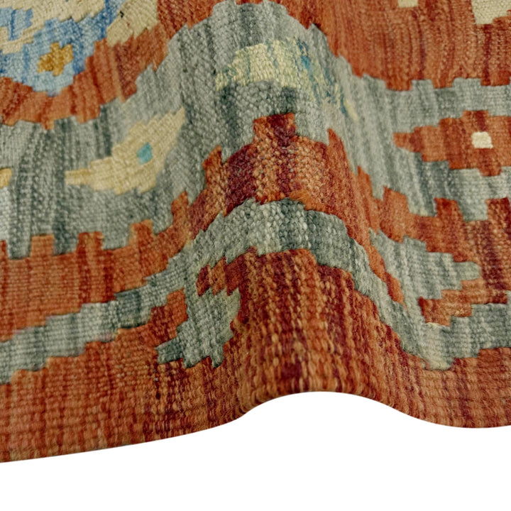 Afghan Vegetable Kilim Rug 2' 9" x 4' 0" Flat-Weave | No. AL104253