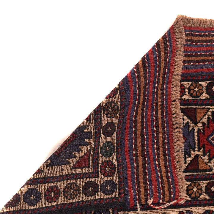 Afghan Barjista Kilim Rug 4' 2" x 6' 2" Flat-Weave | No. AL10846