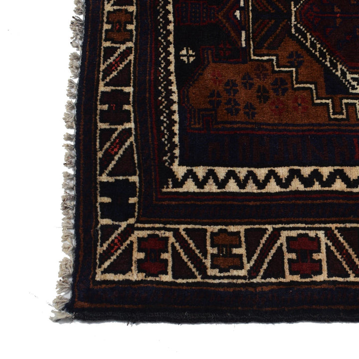 Afghan Prayer Rug 2' 6" x 4' 1" Hand-Knotted | No. AL11145