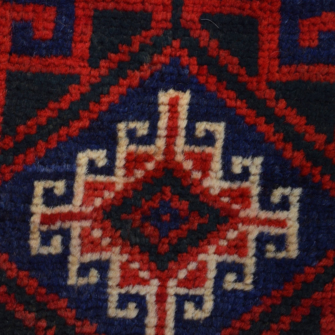 Afghan Baluchi Rug 2' 10" x 4' 8" Hand-Knotted | No. AL11170