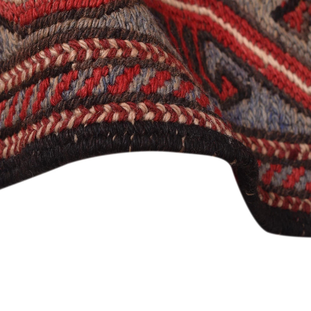Afghan Kilim Rug 6' 6" x 8' 11" Flat-Weave | No. AL11444