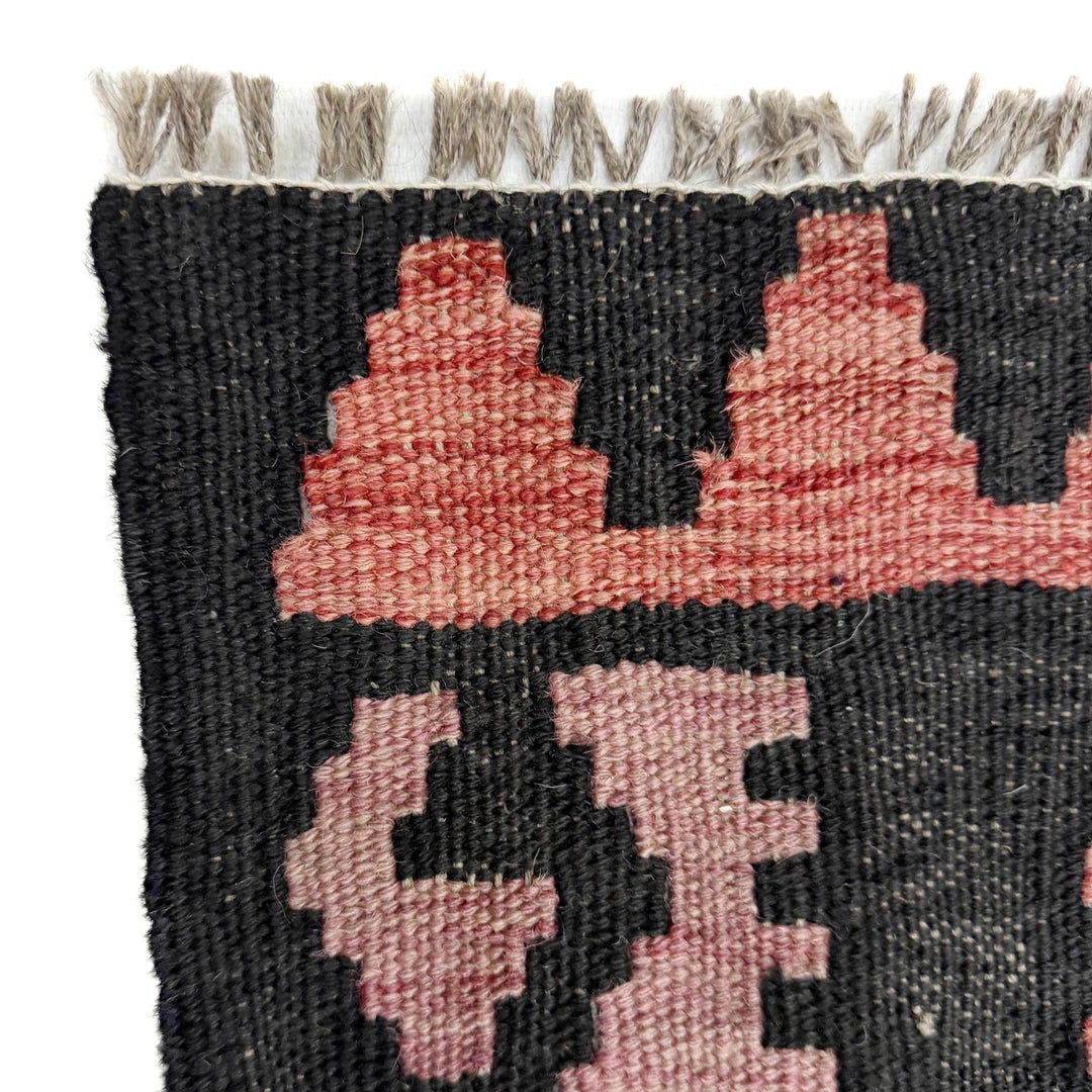 Afghan Vegetable Kilim Rug 6' 8" x 9' 5" Flat-Weave | No. AL119502