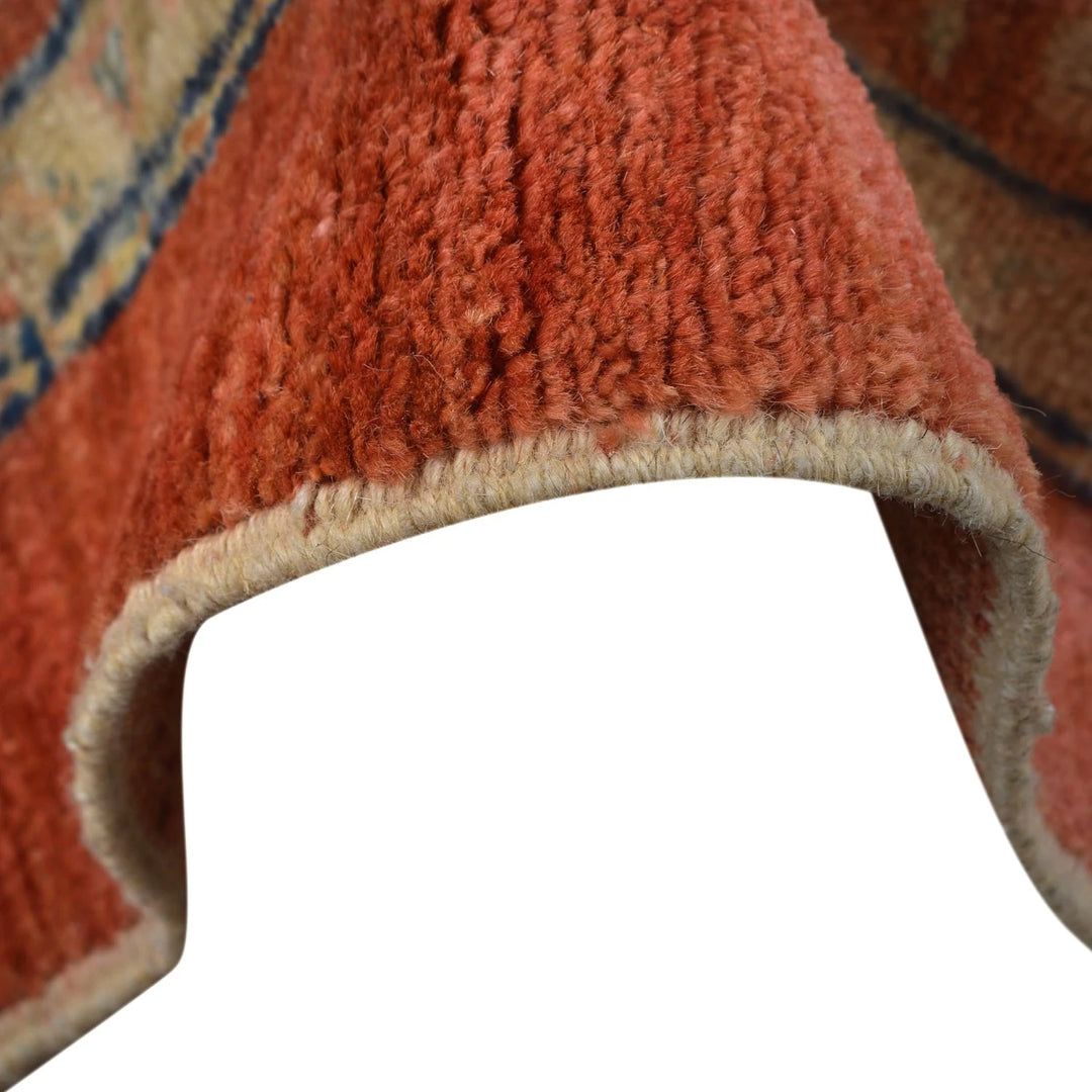 Afghan Heriz Rug 10' 3" x 14' 3" Hand-Knotted | No. AL12245