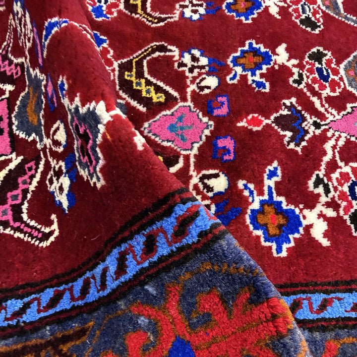 Multicolor Afghan Baluchi Rug 3' 3" x 5' 6" Hand-Knotted | No. AL12300