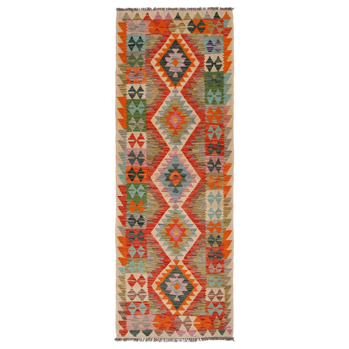 Afghan Oriental Kilim Rug 2' 9" x 8' 0" Hand-Knotted | No. AL12553