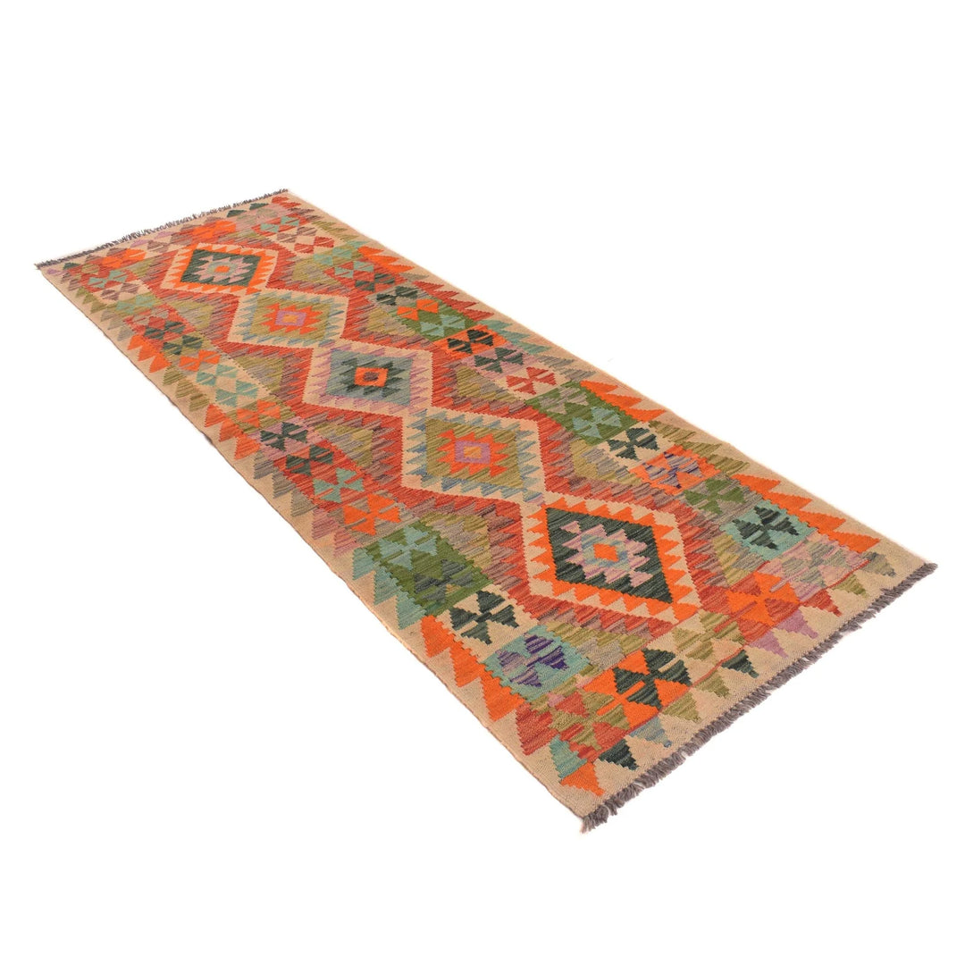Afghan Oriental Kilim Rug 2' 9" x 8' 0" Hand-Knotted | No. AL12553