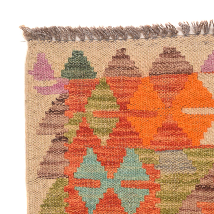 Afghan Oriental Kilim Rug 2' 9" x 8' 0" Hand-Knotted | No. AL12553