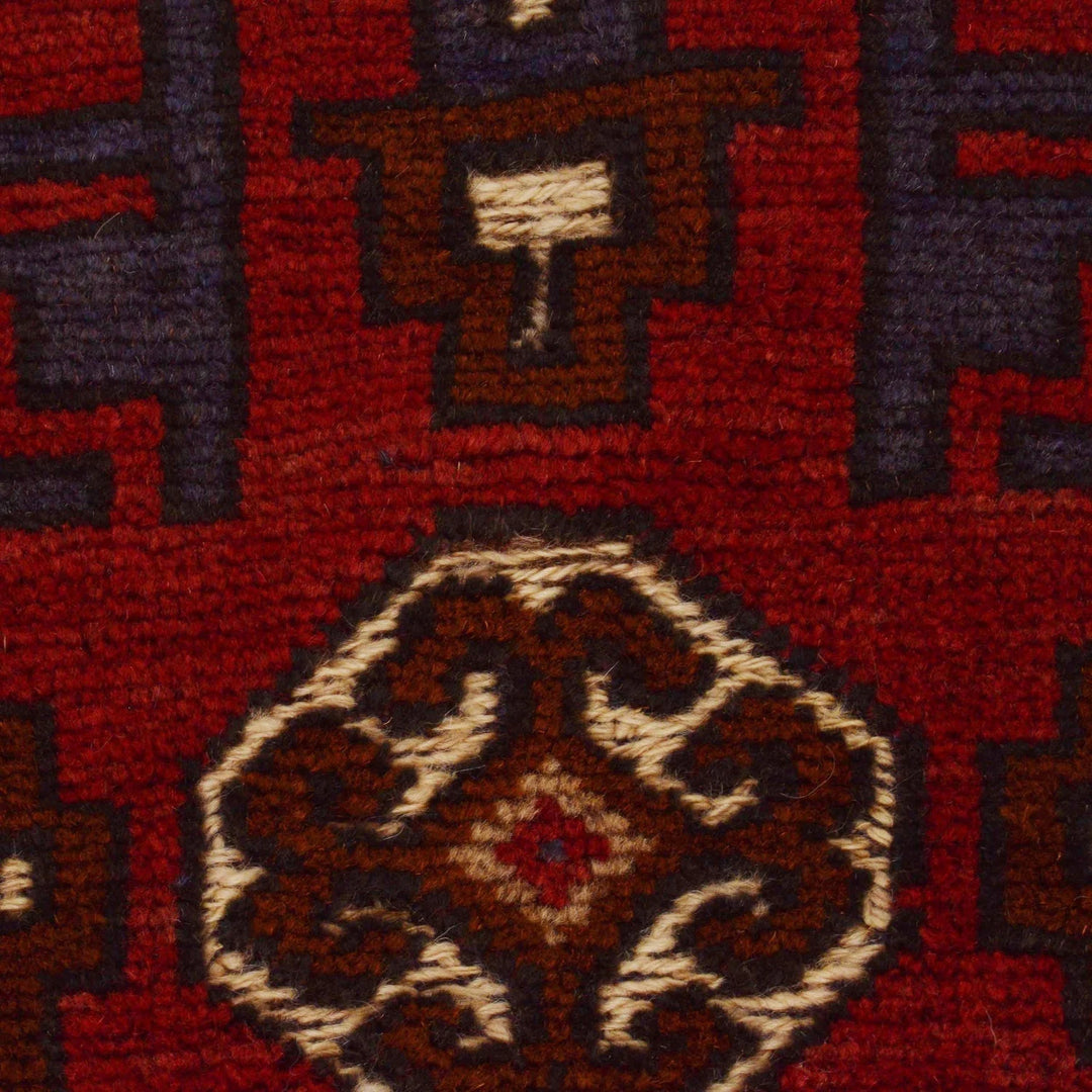 Afghan Barjasta Kilim Rug 3'11" x 6'0" Flat-Weave | No. AL12569