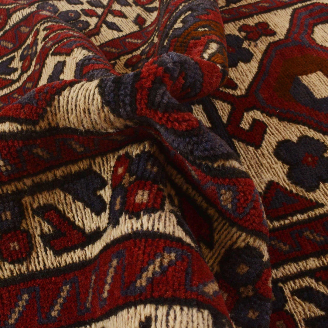 Afghan Barjasta Kilim Rug 3'11" x 6'0" Flat-Weave | No. AL12569