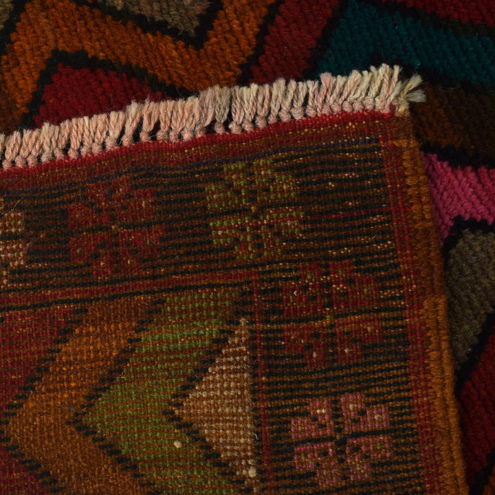 Afghan Baluchi Rug 3' 9" x 6' 4" Hand-Knotted | No. AL12726