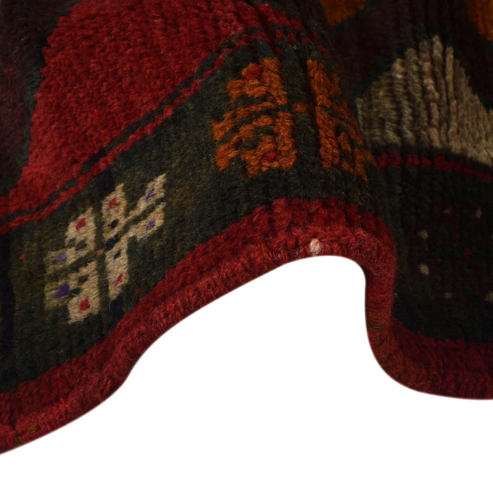 Afghan Baluchi Rug 3' 9" x 6' 4" Hand-Knotted | No. AL12726