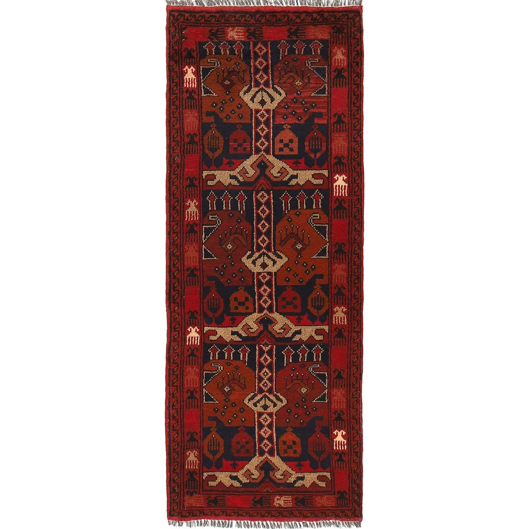 Short Area Runner Rug 1' 9" x 4' 10" - No. AL12892