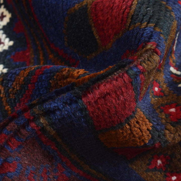 Beige Afghan Prayer Rug 2' 9" x 4' 7" Hand-Knotted | No. AL12936