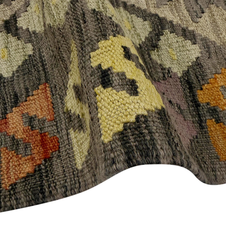 Afghan Vegetable Kilim Rug 2' 7" x 4' 1" Flat-Weave | No. AL129508