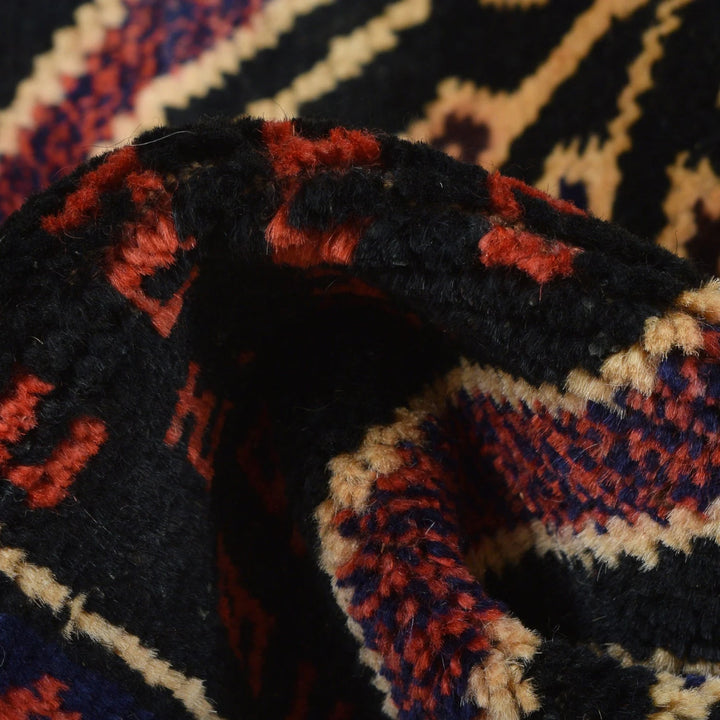 Afghan Prayer Rug 3' 0" x 4' 4" Hand-Knotted | No. AL12965