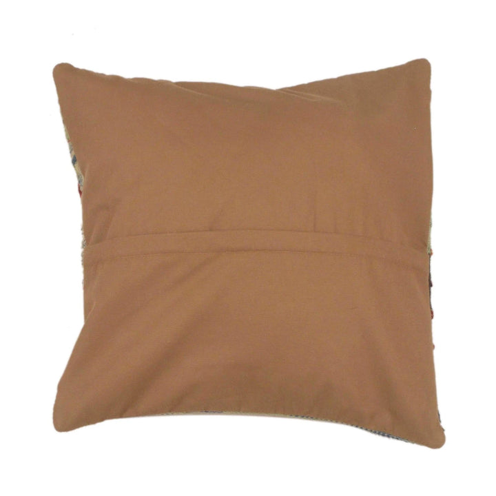 Afghan Kelim Cushion 1' 5" x 1' 5" Flat-Weave | No. AL13340