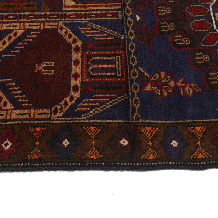 Afghan Prayer Rug 2' 8" x 4' 4" Hand-Knotted | No. AL13369