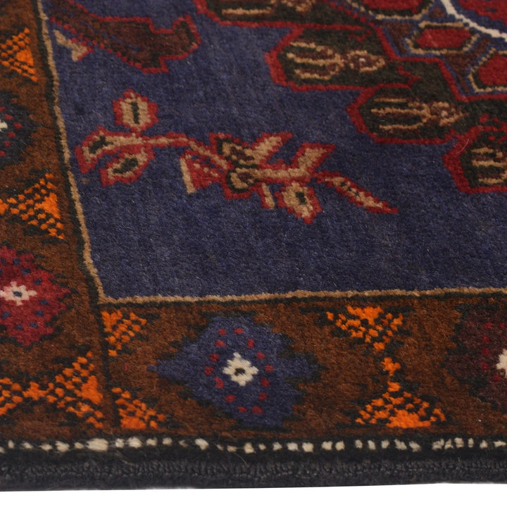 Afghan Prayer Rug 2' 8" x 4' 4" Hand-Knotted | No. AL13369