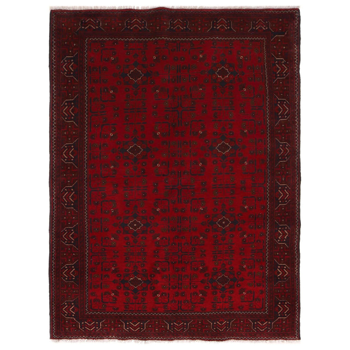 Afghan Khal Mohammadi Rug 4' 9" x 6' 8" Hand-Knotted | No. AL13476