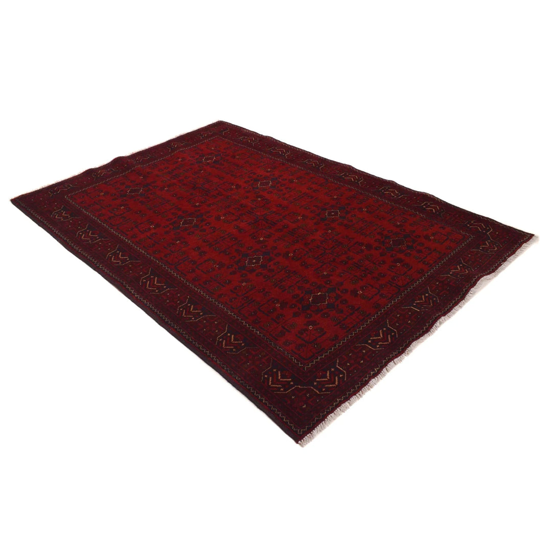Afghan Khal Mohammadi Rug 4' 9" x 6' 8" Hand-Knotted | No. AL13476