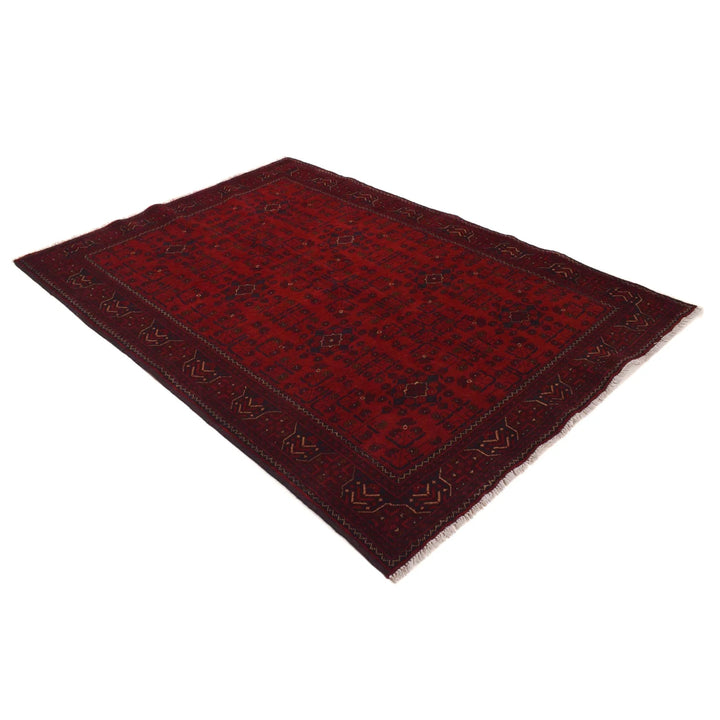 Afghan Khal Mohammadi Rug 4' 9" x 6' 8" Hand-Knotted | No. AL13476