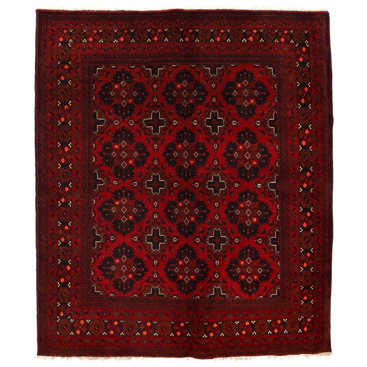 Afghan Khal Mohammadi Rug 4' 11" x 6' 5" Hand-Knotted | No. AL13823
