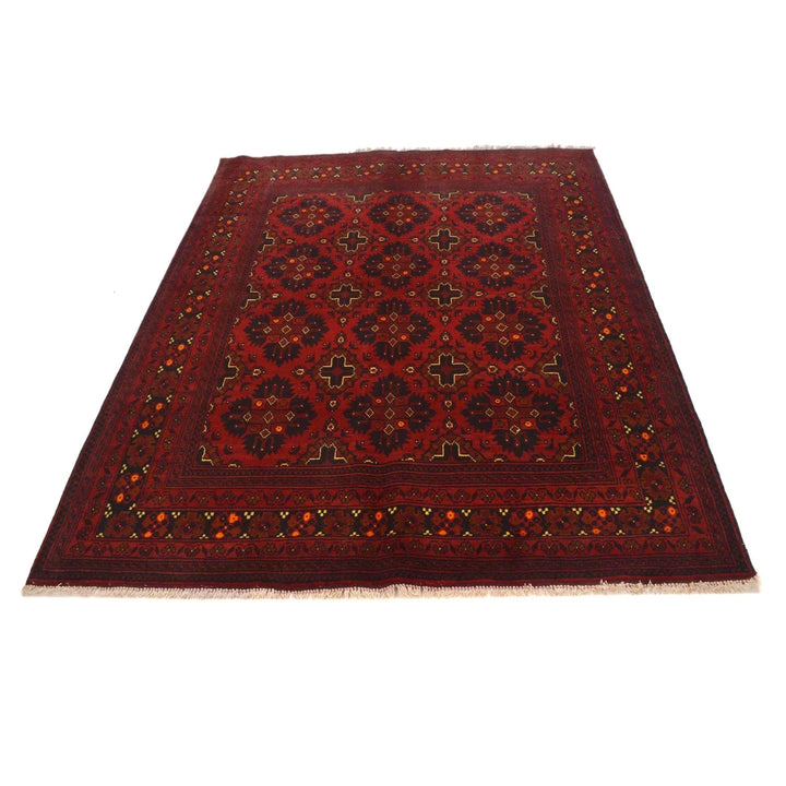 Afghan Khal Mohammadi Rug 4' 11" x 6' 5" Hand-Knotted | No. AL13823