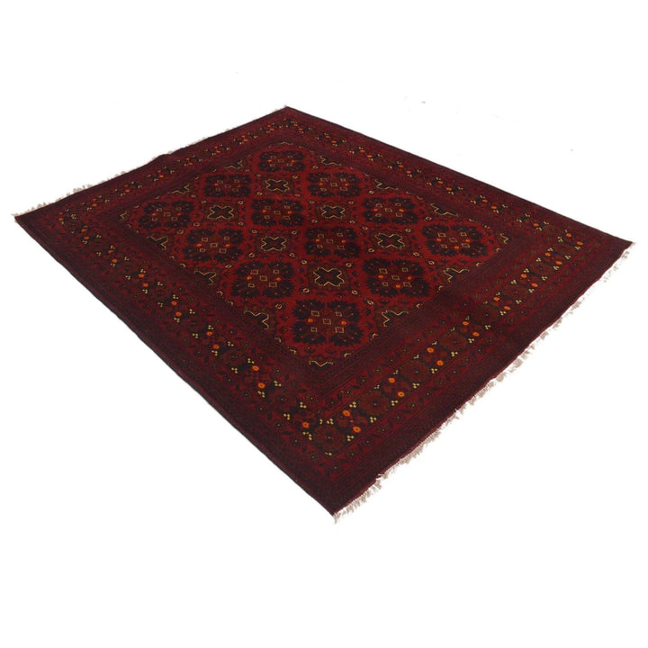 Afghan Khal Mohammadi Rug 4' 11" x 6' 5" Hand-Knotted | No. AL13823